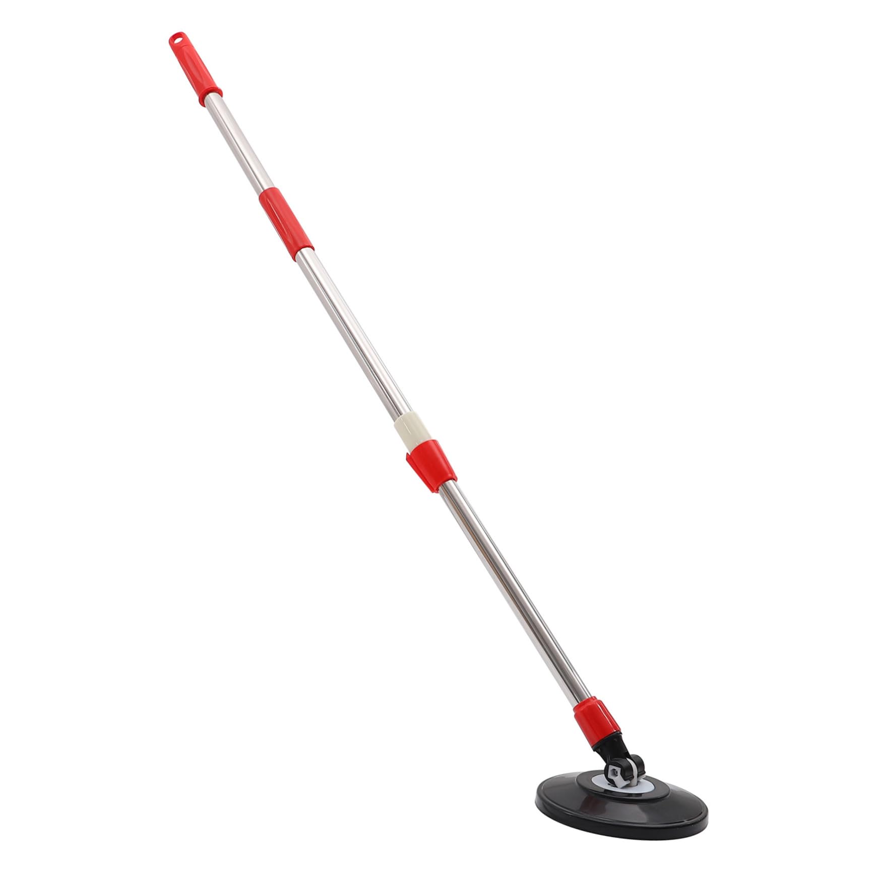 iplusmile Rotomop Ricambio Manico in Acciaio Inox Palo Di Ricambio Per Mop Rotante Con Testa Girevole a 360° Facile Da Installare Per Pulizia Casa E Ufficio