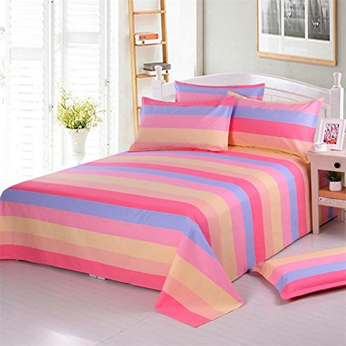 Draps double coton rembourré grand lit 200x230cm J
