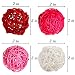 STMK 24 Pcs 2 Inch Valentine’s Day Rattan Balls Decorations, Wicker Balls Decorative for Valentine’s Day Home Decor DIY Vase Bowl Filler Ornament Wedding Table Decoration