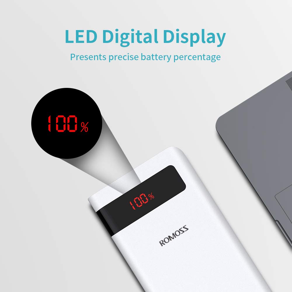 Amazon | ROMOSS 20000mAh 18W急速充電 モバイルバッテリー 充電