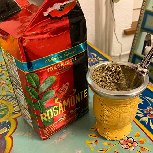 Rosamonte Yerba Mate Tee Seleccion Especial 1kg - die Reifezeit beträgt 12 bis 24 Monate | Detox und Energie Getränk