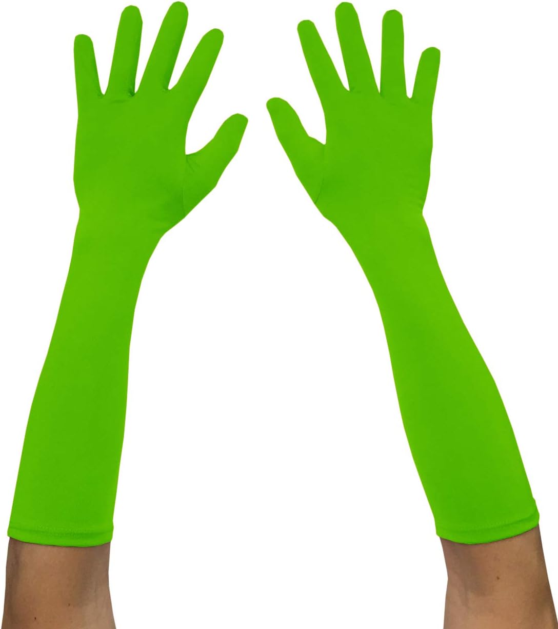 Seeksmile Adult Spandex Elbow Length Costume Gloves