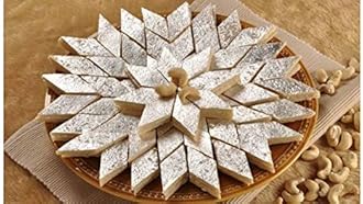 Organic Bites Premium Kaju Katli Sweets [Jodhpur Special Mithai] -500 gm