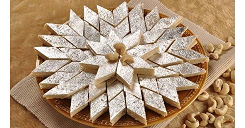 Organic Bites Premium Kaju Katli Sweets [Jodhpur Special Mithai] -1 Kg