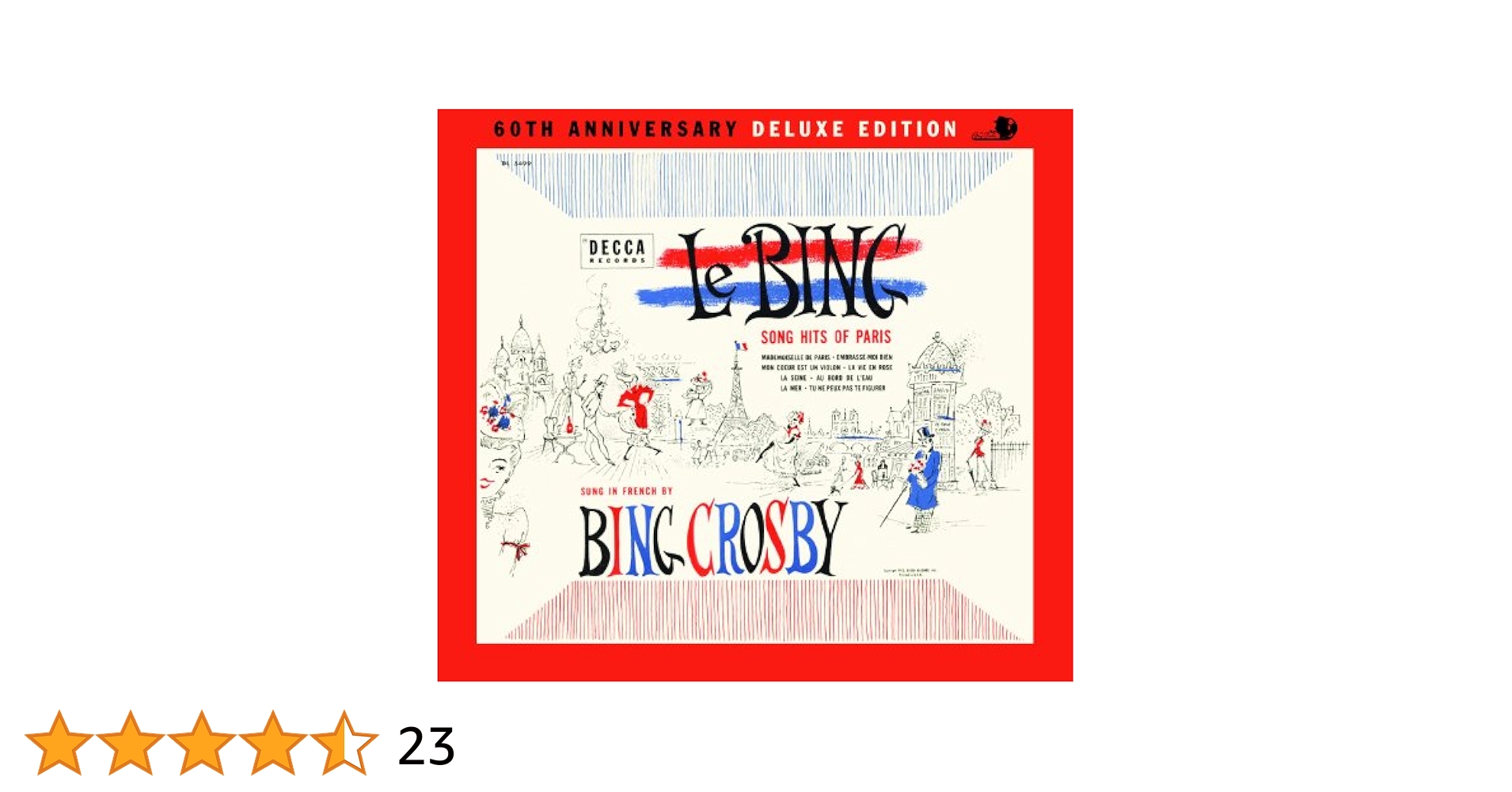 【中古】 Bing Crosby ビングクロスビー / Le Bing: Song Hits Of Paris 60th Anniversary Bing Crosby - Le Bing: Song Hits Of Paris - Amazon.com Music