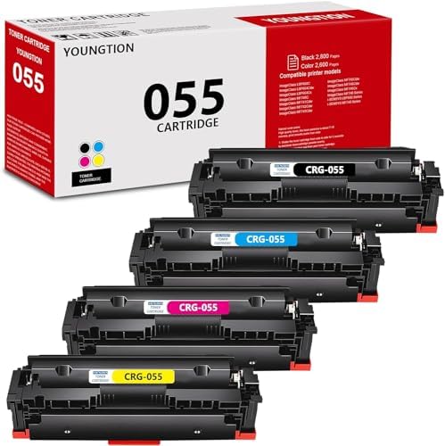 Amazon.com: Canon Genuine Toner, Cartridge 055 Yellow, High 