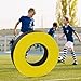 BALAPET Football Tackle Wheel, Football Tackle Ring for Youth,Football Training Equipment Football Tackle Dummies High Elastic Foam and Waterproof PU Leather for Football Practice(D36x8in)