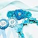 R HORSE Blue Maternity Sash Kit, Mom to Be and Daddy to Be Corsage, Blue Flower Crown Pregnancy Sash Decoration, Baby Shower Kit Party Favors Boy Girl Pregnancy Photo Prop Gift