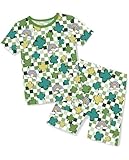 babee Reshinee Bamboo Viscose Toddler Pajamas Boys Girls Kids Baby Cool Short Summer St. Patrick's Day 4-5T Two Piece