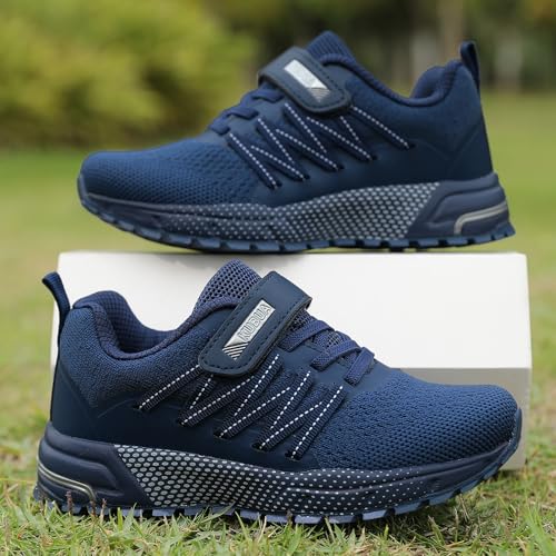 Image of KUBUA Kids Sneakers Lightweight Boys Girls Tennis Shoes | Breathable, Comfortable, Non Slip, Easy to Put On, Running, Walking, Gym, School, Daily Play, Toddler