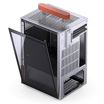 Amazon.co.jp: PCケース JONSBO ITX T6 (シルバー) : パソコン