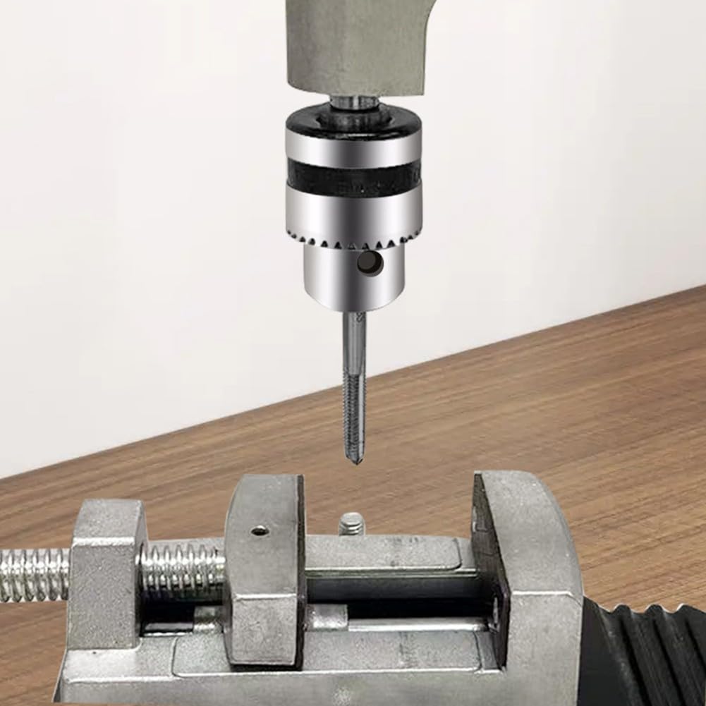 Máquina de roscado vertical de grado industrial con brazo oscilante de trinquete 1.5-10mm herramienta de roscado para equipos de trabajo de metal de taller (aleación de aluminio)