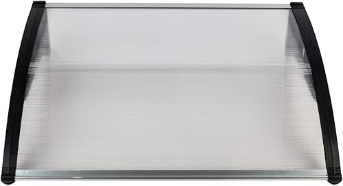 Miniatura 5 de Toldo para ventana de puerta, cubierta de policarbonato para puerta y ventana, toldo para patio al aire libre, protección contra la lluvia y la