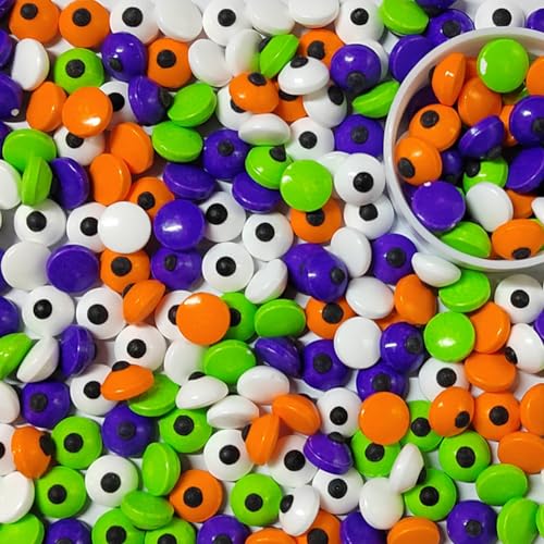 Image of Candy Eyes for Decorating Edible Mix Color Small Candy Eyeballs Halloween Sprinkles for Cupcakes Cake Topper Cookies Baking Googly Eyes Christmas Easter Cake Decorations