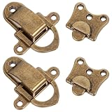 Utilisation polyvalente : que ce soit comme cadenas à bascule pour coffret à bijoux ou comme boucle pour boîte à outils, ce système de fermeture polyvalent convient à tous les usages, des malles anciennes aux étuis de guitare modernes, en passant par les moraillons pour caisses en bois et les loquets de remplacement pour malles de voyage