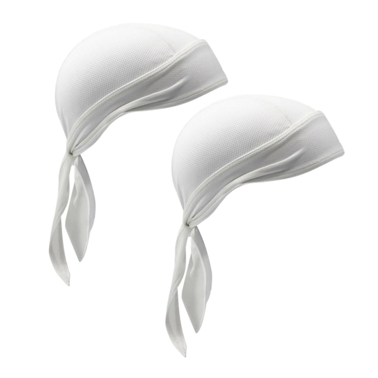 FOMIYES 2Pcs Quick Dry Sports Riding Cap Breathable Sunscreen Hat for Hiking Climbing Running Cycling Lightweight and Comfortable Head Wrap White