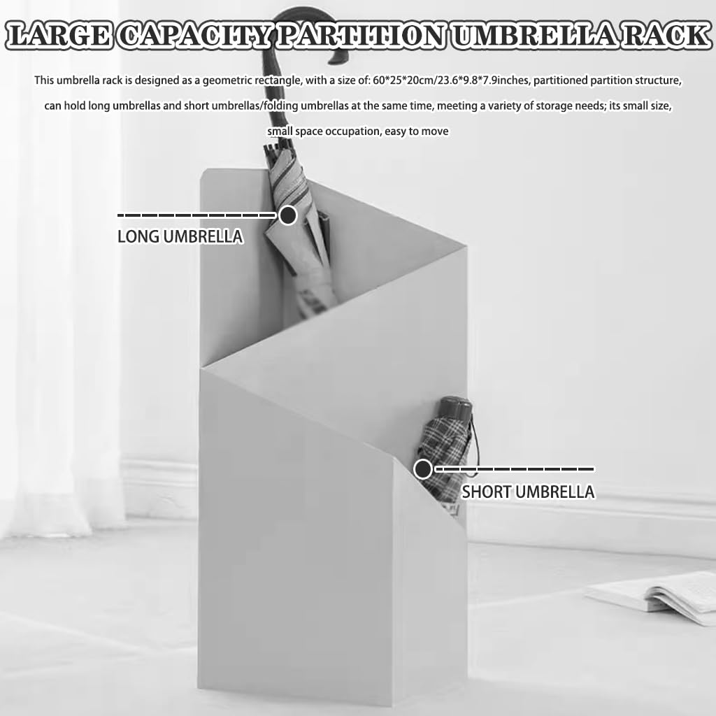 Stylowy duży stojak na parasol, geometryczny design do hoteli, uchwyt na parasol o dużej pojemności, idealny prezent na parapetówkę, eleganckie złote wykończenie