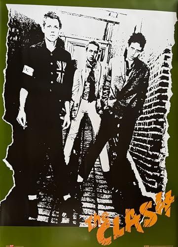 Affiche The CLASH 61X91,5 Cm pour remplacer un mur vide par un decor rock mythique