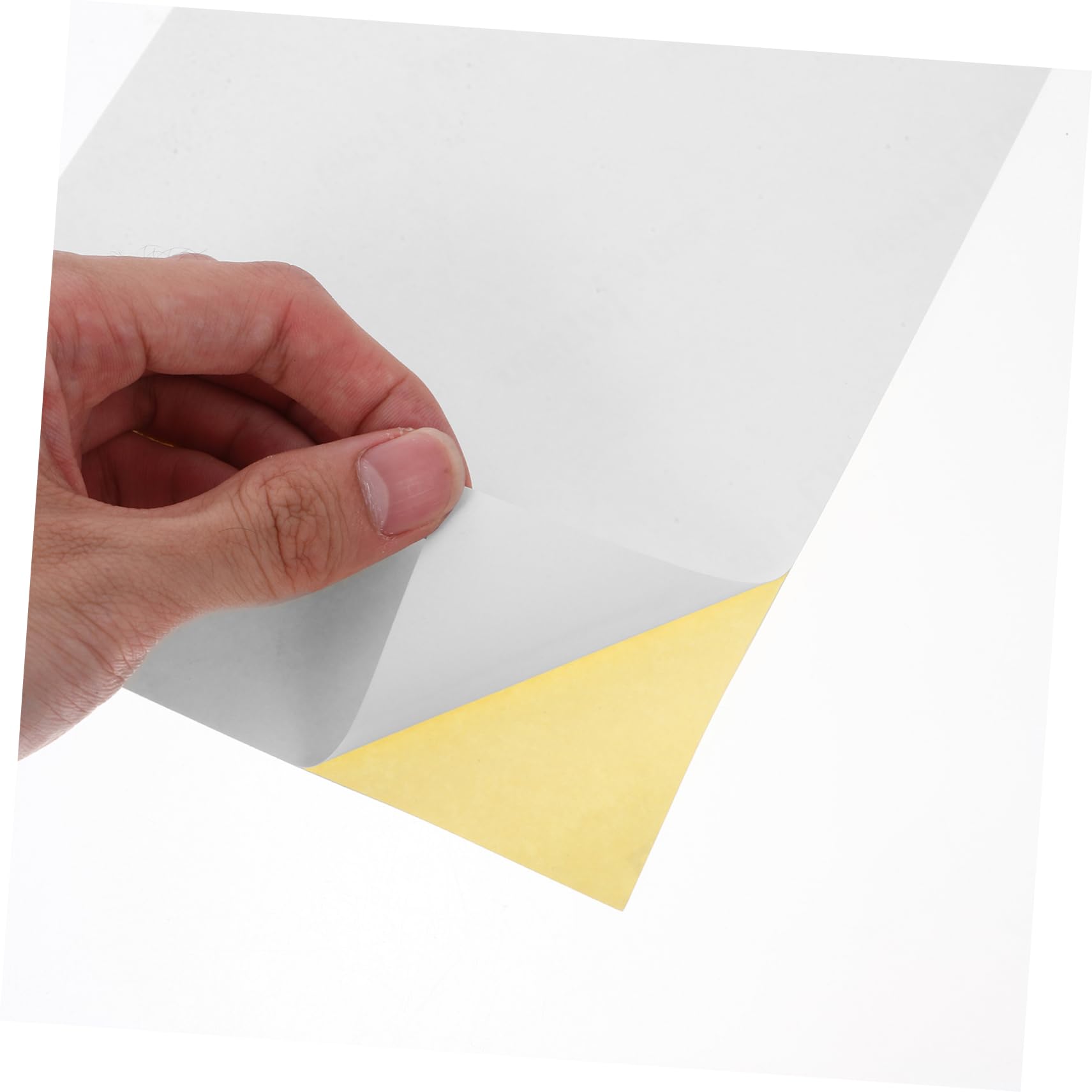 Abaodam 150 Pezzi Etichette Autoadesive per Spedizione Etichette per Stampante Indirizzi di Spedizione Adesive Trasparenti per Contenitori di Stoccaggio Carta per Etichette