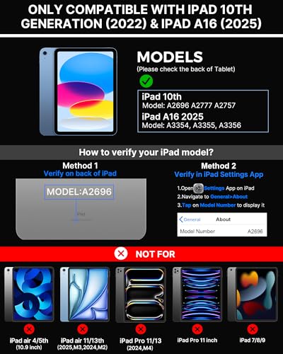 typecase Slim Magnetic Keyboard for iPad 10th Gen 2022 (10.9-inch), Touchpad - Image 3