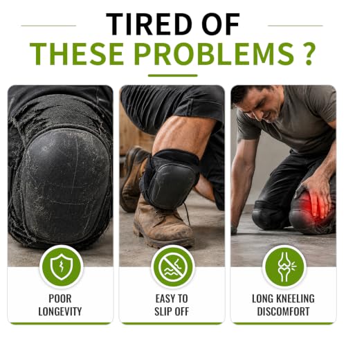 Image of GRENPRO Garden Knee Pads for Women, Lightweight EVA Kneeling Pads