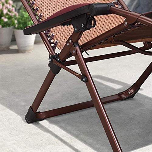 Xzgden Lightweight Office Life Patio Reclining Chairs Oversized Lounger Chair Zero Gravity, Balcony Folding Back Recliner Wide Seat Detachable Neck Pillow Sun Lounger (Color : C) (Color : A) #TOP7