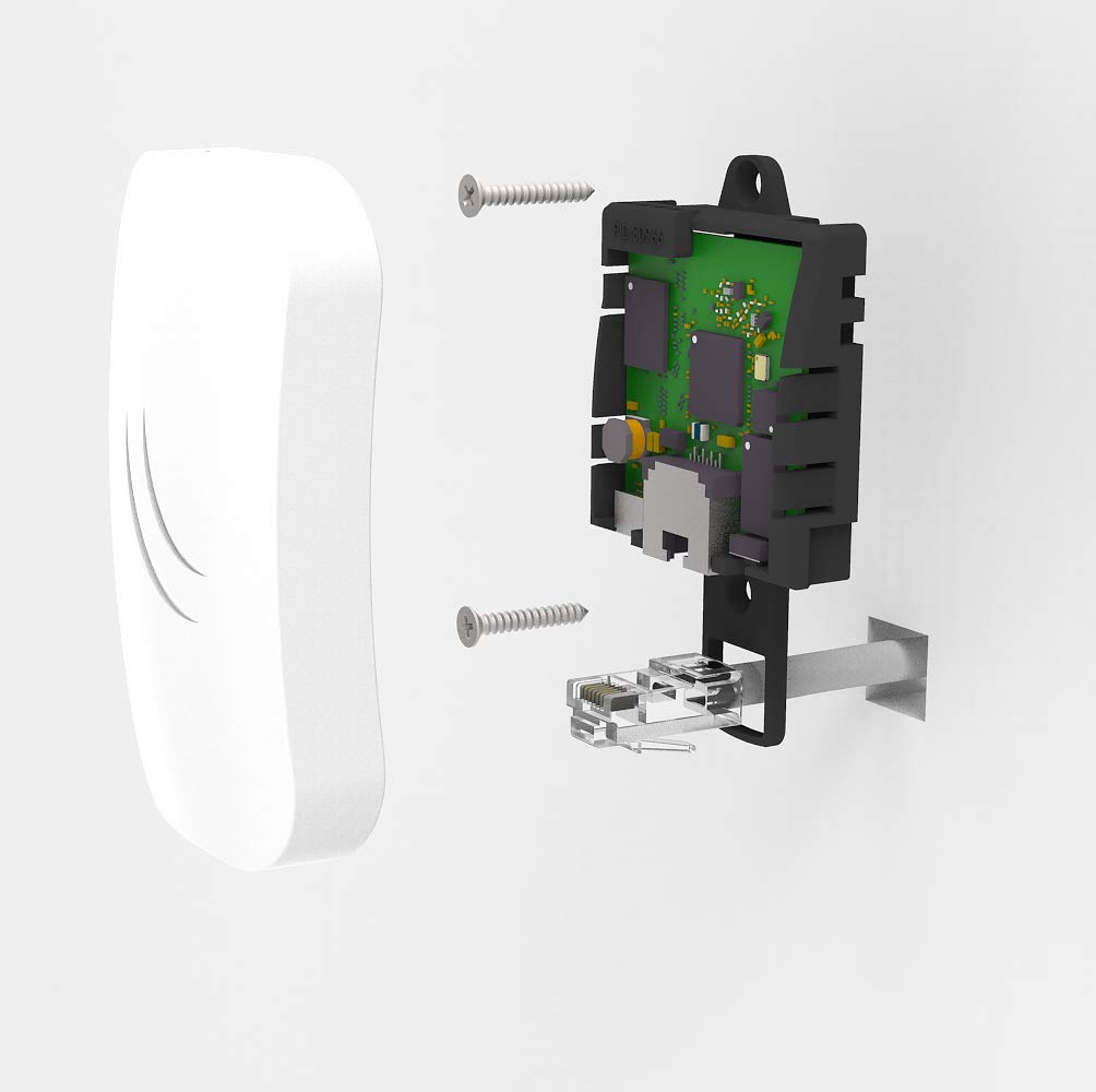 Mikrotik cAP lite punto accesso WLAN 54 Mbit/s Supporto Power over Ethernet (PoE) Bianco