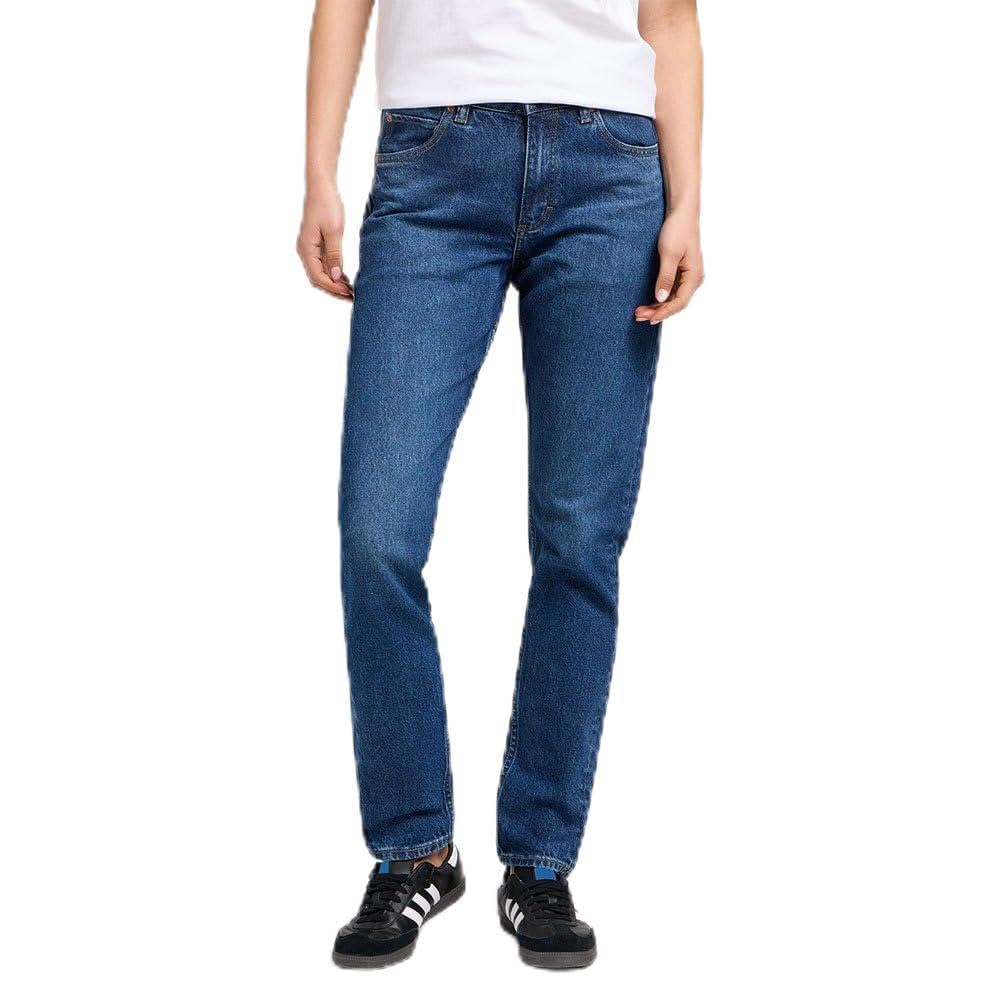Lee - Jeans Damen - Slim Straight Fit - Rider Jeans - Indigo Revival