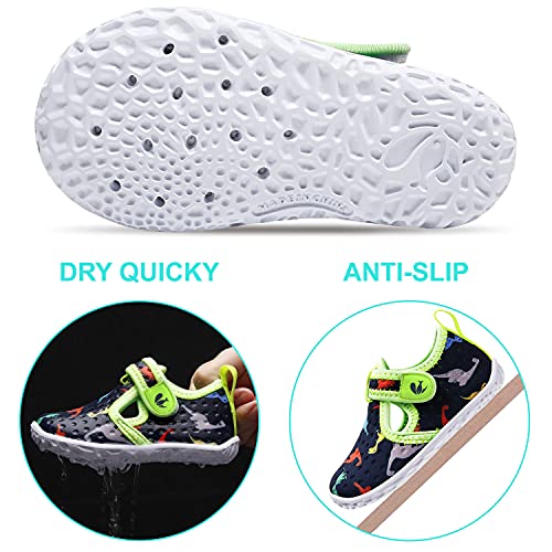 Image of FEETCITY Boys Girls Water Shoes Kids Aqua Socks Quick Dry Barefoot for Beach Swimming Pool