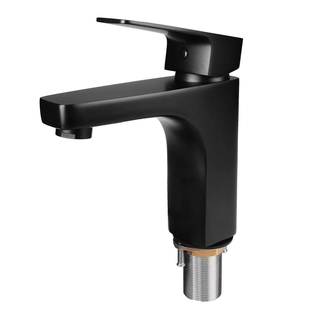 Robinet mural noir mat mitigeur encastré pour vasque salle de bain chic