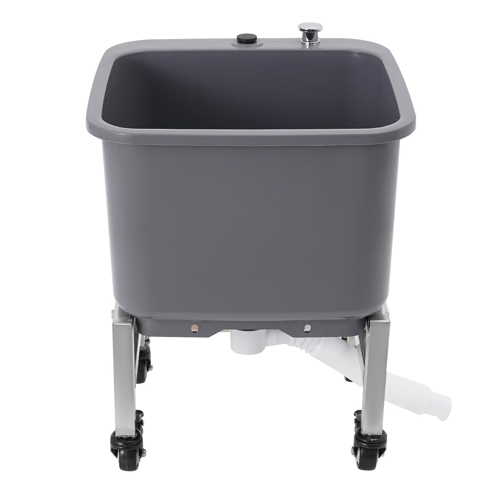 HeavyDu Utili - Fregadero portátil con ruedas, ideal para lavandería, cocina, baño, balcón, 40 x 40 x 50,50 cm, cubo de fregona comercial