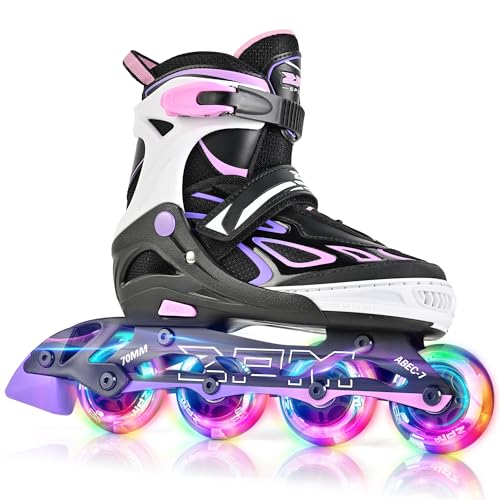 2PM SPORTS Vinal Inline Skates for Girls Boys Kids...