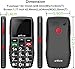 IBEL 4G LTE Senior Mobile Phone with Big Button, SOS Function, Ultra Loud Speaker, 1800mAh Long Battery Life, Flashlight, Charging Dock, Single SIM Slot - Anti-Drop Design (Black)