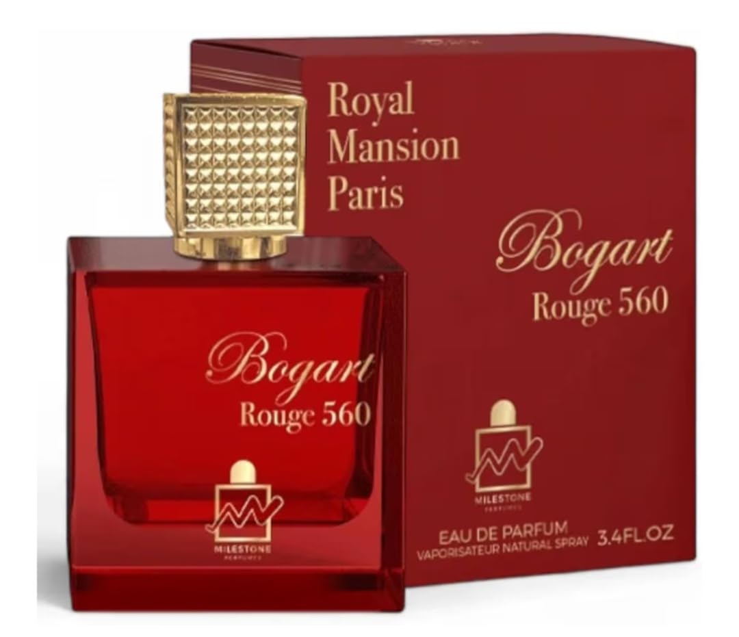 Royal Mansion Paris Bogart Rouge 560 Eau de Parfum, Natural Spray, 3.4 fl oz