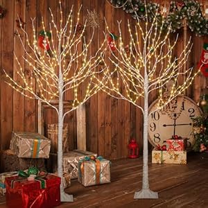 Lightshare Lighted Birch Twig Tree with Fairy Lights 2 Sets 6FT 642 LED Lights for Indoor Outdoor Home Christmas Holiday Decoration Lightshare Lighted Birch Twig Tree with Fairy Lights 2 Sets 6FT 642 LED Lights for Indoor Outdoor Home Christmas Holiday Decoration