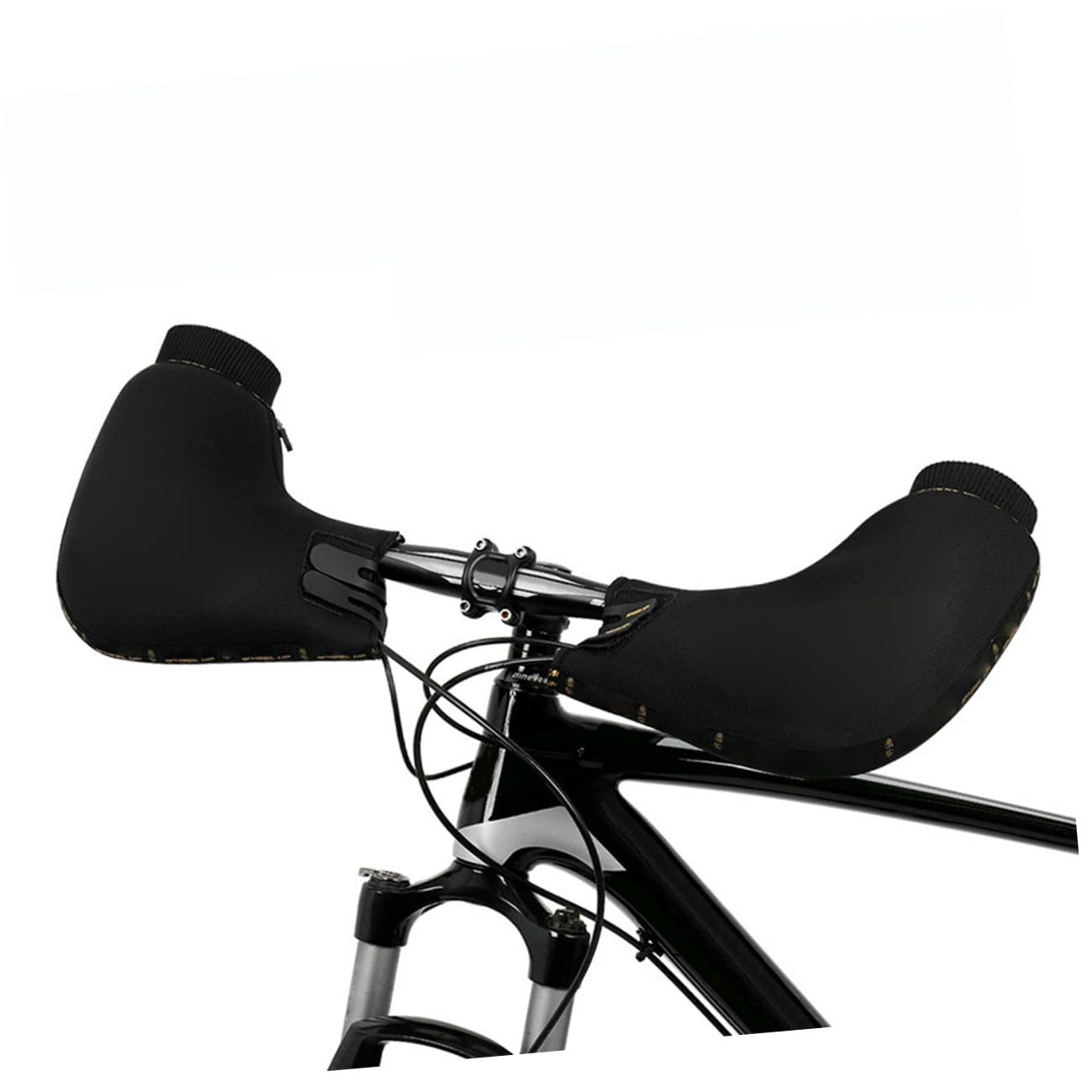 Veemoon Warme Lenkerhandschuhe 1 Paar Winddichte aus Neopren und Baumwolle Dicke Winter Fahrradlenkerhandschuhe für Kalte Wintertage Unisex für Bike und Motorrad