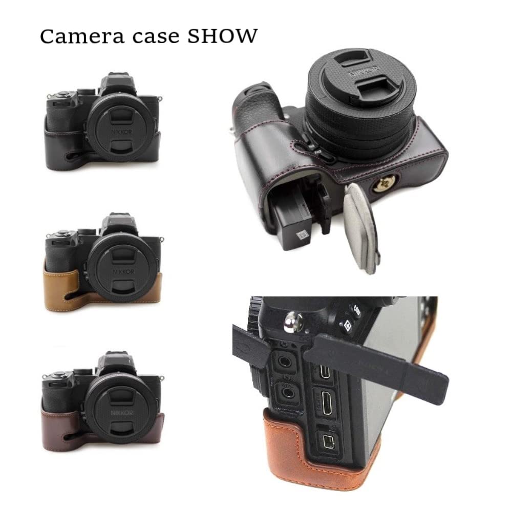 Set di accessori per fotocamera Nikon Z5 con obiettivo da 24 a 50 mm, incluso custodia di base nera a metà corpo, filtri UV CPL ND4, paraluce lente, copriobiettivo, penna di pulizia, pompa