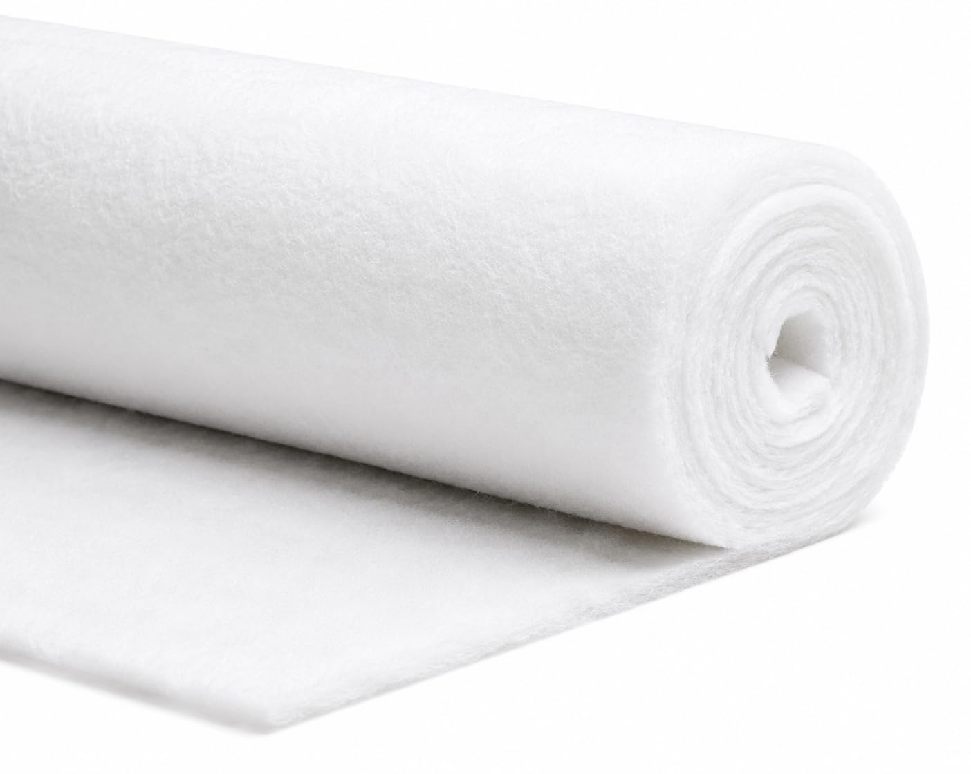 Ouate au Mètre 100 g/m² - Largeur 150 cm - Molleton 100% Polyester - Rembourrage Couture, Patchwork, Matelassage, Ameublement - Longueurs de 1 à 10 m (1000, Centimètres)