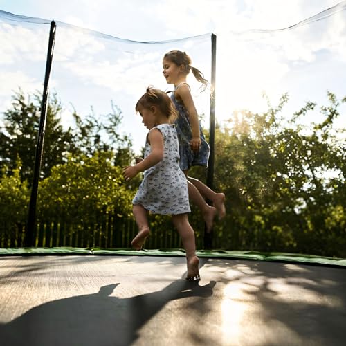 Image of SKOK Trampoline for Kids,400LBS Outdoor Trampoline with Net-ASTM Approved Trampoline for Children and Adults