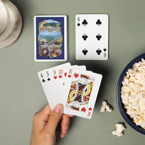 Baraja de poker Whitefish Montana 52 cartas miniatura 2