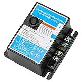 Intermittent Ignition Oil Primary Control, Oil Burner Control Module with 45s Safety Lockout, Flame Sensing Circuit & Reset Button for Forced Air Furnaces, Boilers, Water Heater