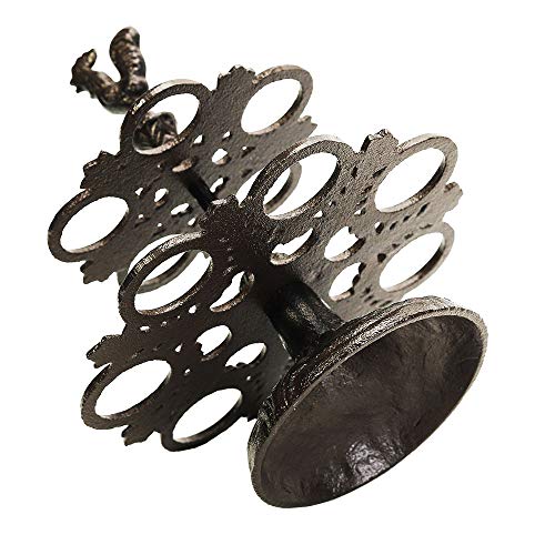 Support à œufs en fonte robuste Sungmor, objet d'art de table - 5