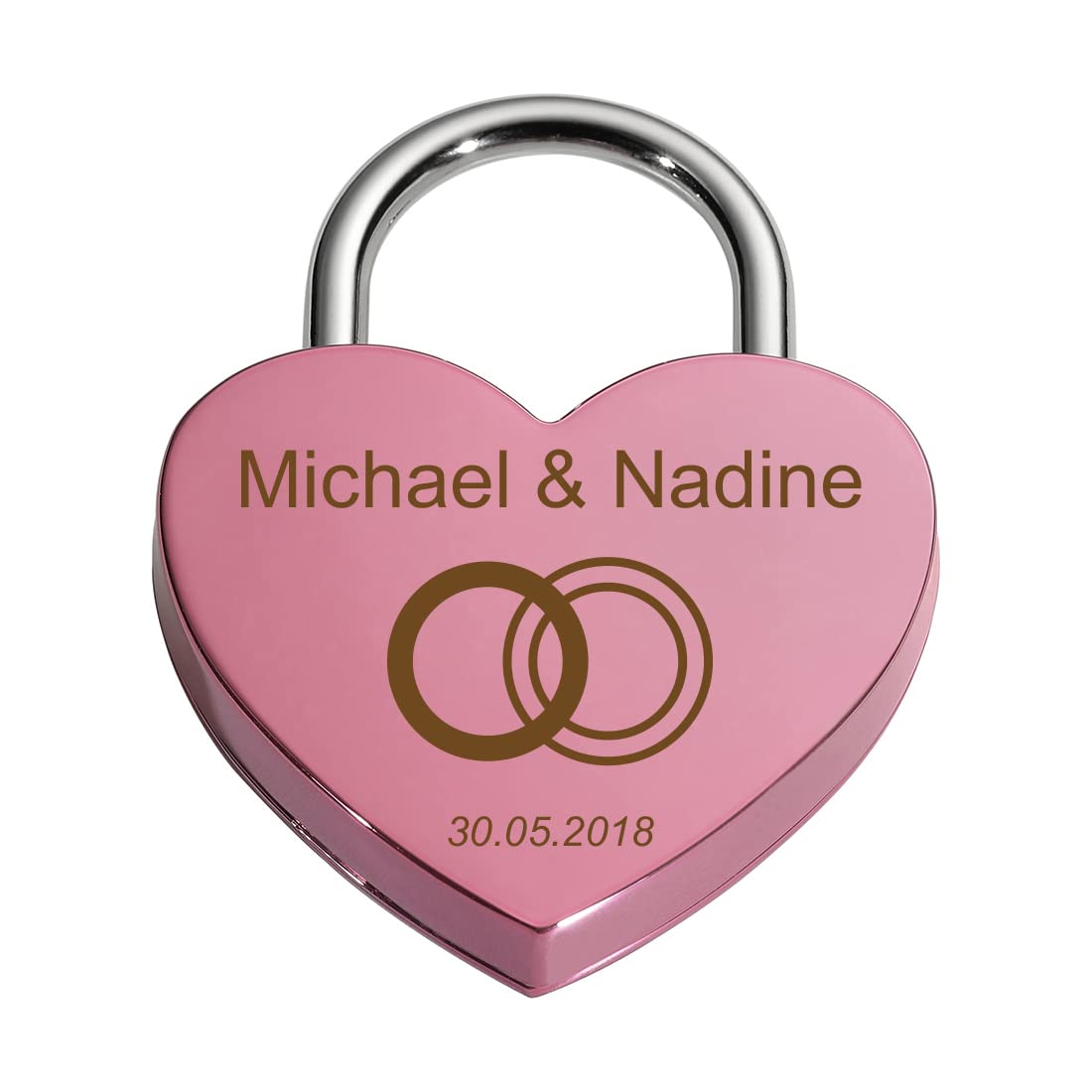 Cadenas D'amour En Forme De Cœur - Personnalisé - Sac En