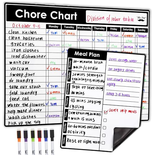Mr. Pen- Magnetic Dry Erase Chore Chart for...