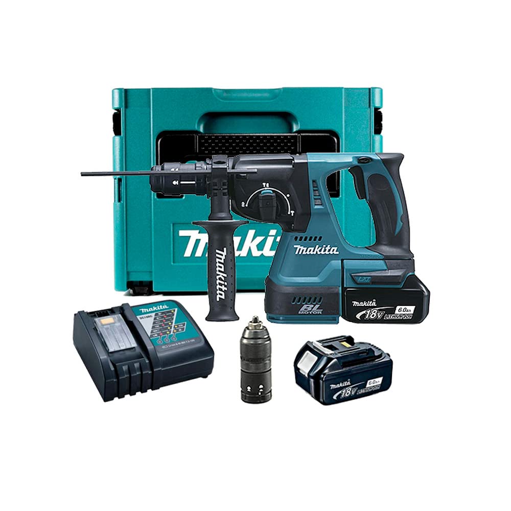 Makita DHR243RGJ, perforateur burineur SDS-Plus sans fil, 2J
