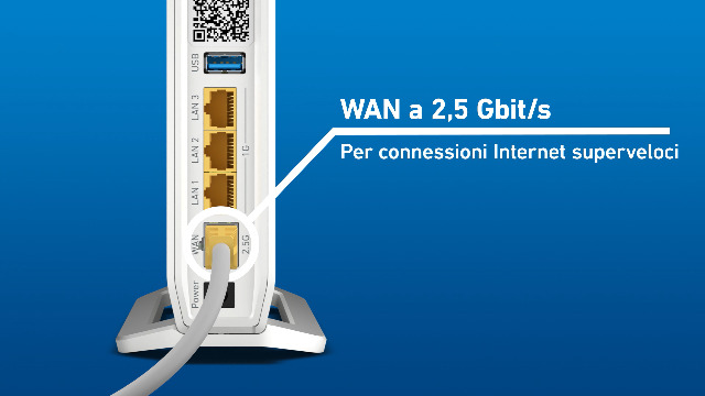 FRITZ!Box 4060 Router Wi-Fi 6 Tri Band - Per Fibra, Cablo E DSL, Con Base DECT E Interfaccia Italiana - Foto 9
