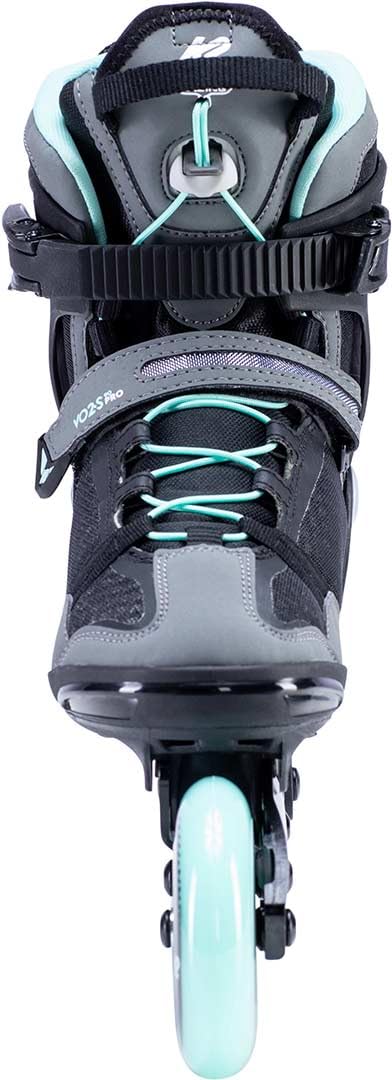 K2 Skates Vo2 S 90 W Gray_Teal Patins en Ligne Women's