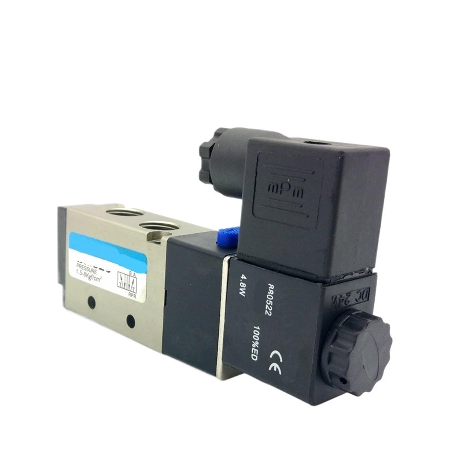Válvula solenoide neumática BM520 de doble posición con bobina eficiente DC24V G1/4