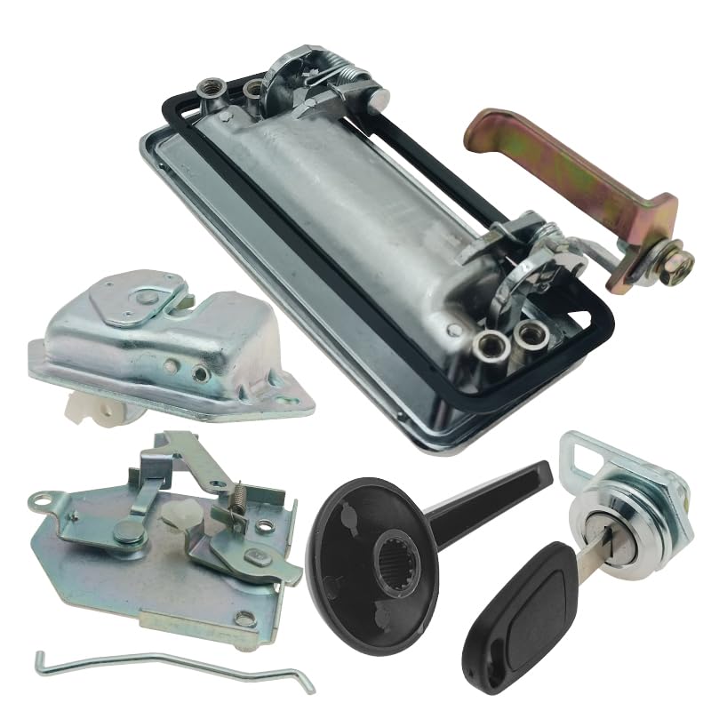 Accessoires de Pelle for Takeuchi 175/150/160, Ensemble de Serrure de Porte de Cabine, poignée intérieure, poignée extérieure, Bloc de Verrouillage à Cylindre (Color : Lock Cylinder)