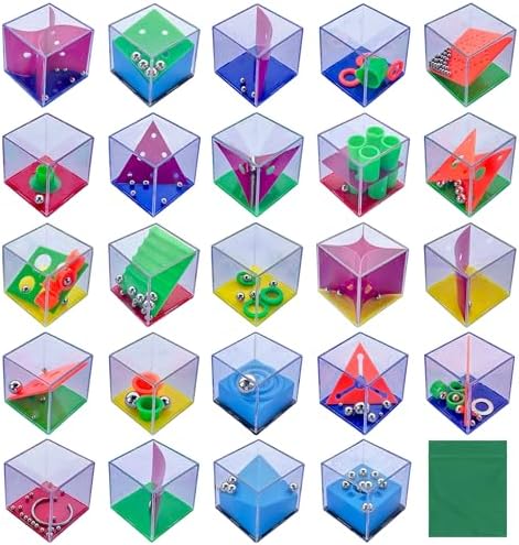 Brain Teaser Puzzle Cubes Party Favors for ADHD Autism Kids Adult...